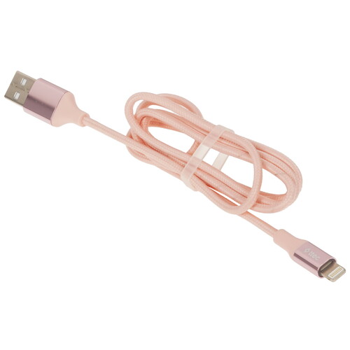 Купить Кабель круглый TTEC Lightning 8-pin - USB 2.0 Type-A розовый 1.2 м  9140786. Характеристики, отзывы и цены в Донецке