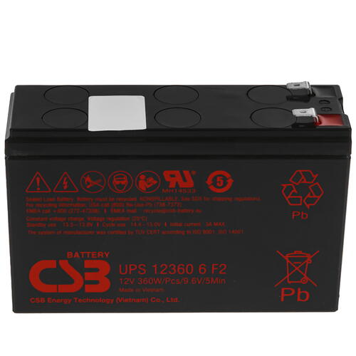 Купить Аккумуляторная батарея для ИБП CSB UPS 123606 F2  5416690. Характеристики, отзывы и цены в Донецке