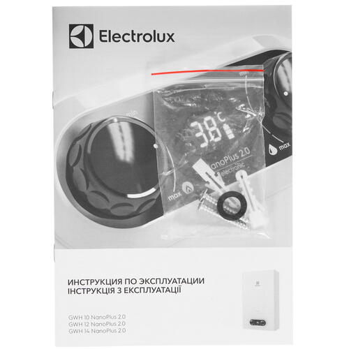 Купить Водонагреватель газовый Electrolux GWH 12 NanoPlus 2.0  5331850. Характеристики, отзывы и цены в Донецке