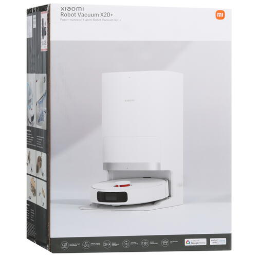 Купить Робот-пылесос Xiaomi Robot Vacuum X20+ белый  5444795. Характеристики, отзывы и цены в Донецке