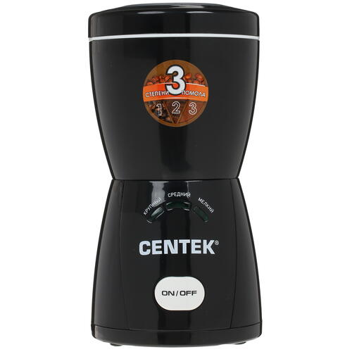 Купить Кофемолка электрическая Centek CT-1354 черный  1114169. Характеристики, отзывы и цены в Донецке