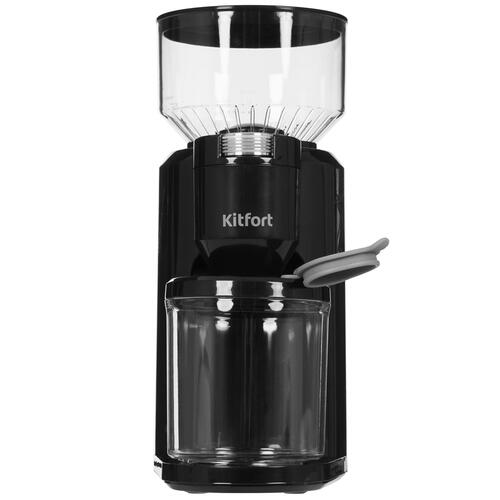 Купить Кофемолка электрическая Kitfort КТ-7117 черный  9965049. Характеристики, отзывы и цены в Донецке