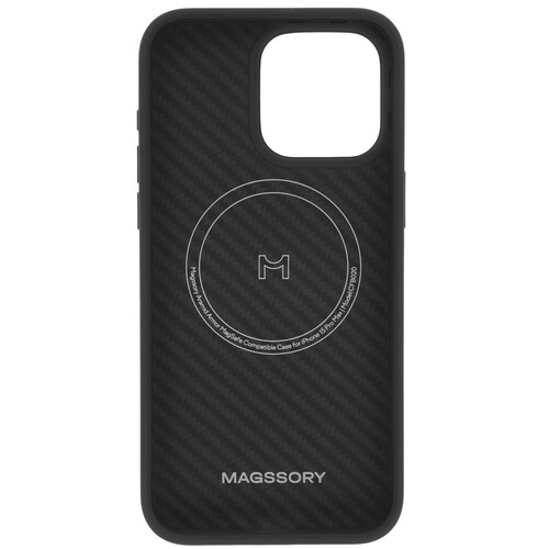Купить Накладка  Magssory Aramid Case для Apple iPhone 15 Pro Max черный  9176143. Характеристики, отзывы и цены в Донецке