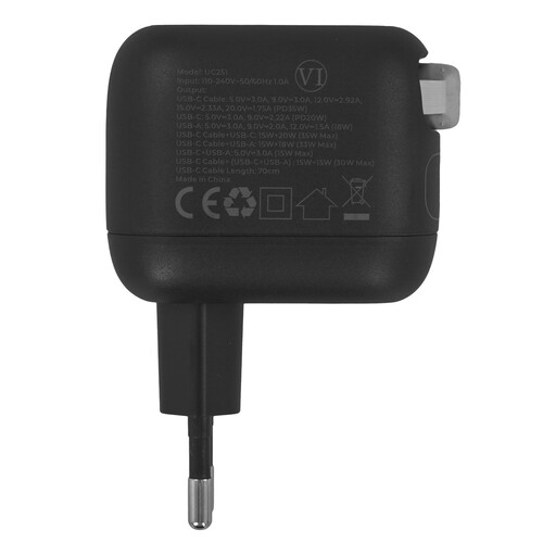 Купить Сетевое зарядное устройство Havit UC251 черный  5625387. Характеристики, отзывы и цены в Донецке