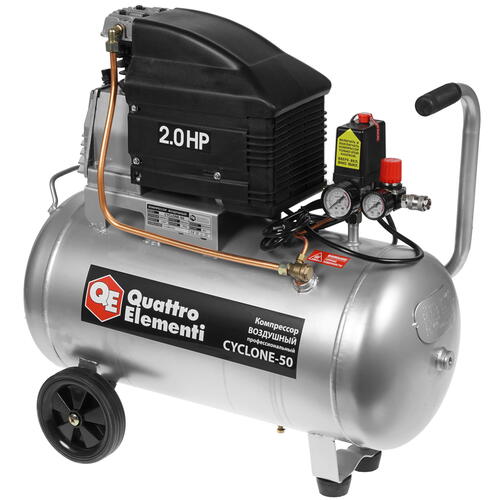 Купить Компрессор поршневой масляный Quattro Elementi Cyclone-50 248-634  8111794. Характеристики, отзывы и цены в Донецке