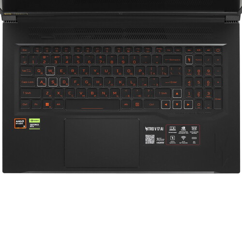 Купить 17.3" Ноутбук Acer Nitro V 17 AI ANV17-41-R5DR черный  5634288. Характеристики, отзывы и цены в Донецке