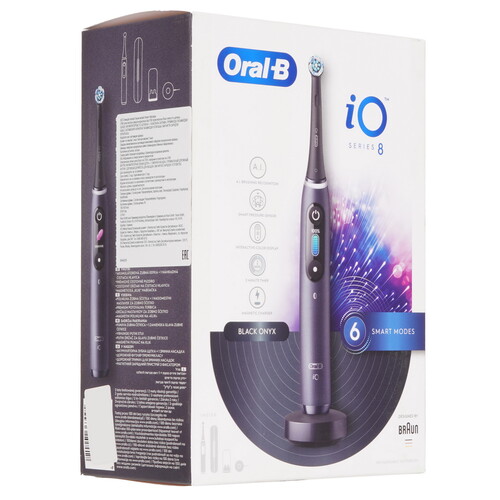 Купить Электрическая зубная щетка Braun Oral-B iO Series iOM8.1B2.2BD CEUAIL черный  5600173. Характеристики, отзывы и цены в Донецке