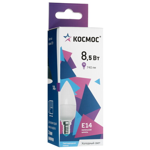 Купить Комплект светодиодных ламп Космос LED8.5wCNE1465_10  5612208. Характеристики, отзывы и цены в Донецке