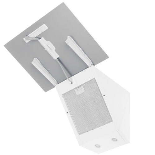 Купить Вытяжка наклонная KRONA GABRIELE 600 white S белый  5323123. Характеристики, отзывы и цены в Донецке