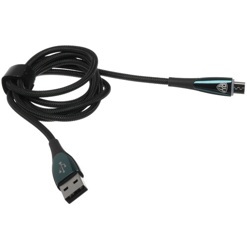 Купить Кабель круглый BY micro USB - USB 2.0 Type-A зеленый 1 м  5482271. Характеристики, отзывы и цены в Донецке