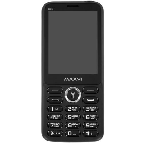 Купить Сотовый телефон Maxvi K32 черный  9927347. Характеристики, отзывы и цены в Донецке