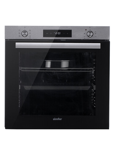 Купить Электрический духовой шкаф Simfer B6EM56026 серебристый  9159750. Характеристики, отзывы и цены в Донецке
