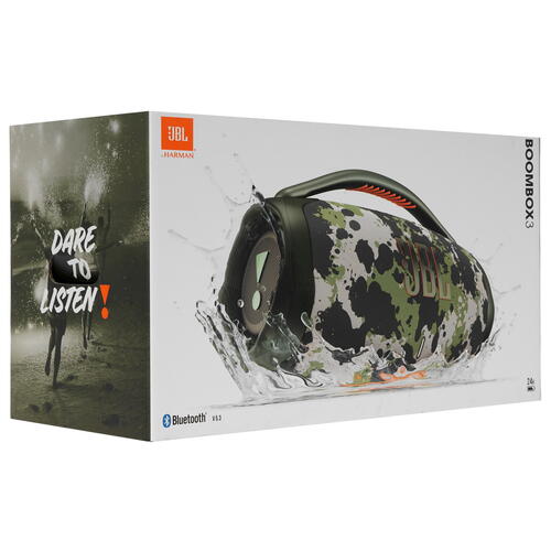 Купить Портативная колонка JBL Boombox 3, камуфляжный  5422198. Характеристики, отзывы и цены в Донецке