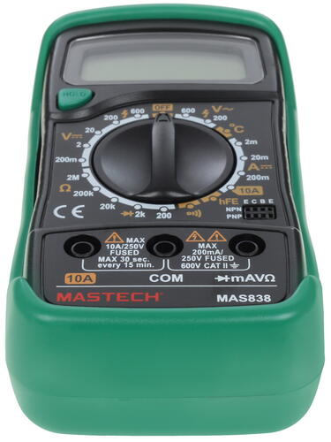 Купить Мультиметр Mastech MAS838  1063806. Характеристики, отзывы и цены в Донецке