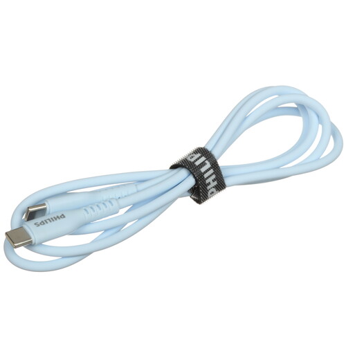 Купить Кабель круглый PHILIPS USB Type-C - USB Type-C синий 1.2 м  5492640. Характеристики, отзывы и цены в Донецке