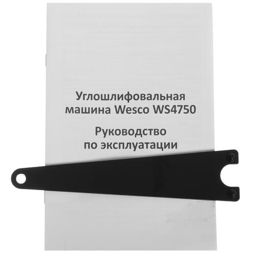 Купить Углошлифовальная машина (УШМ) Wesco WS4750  5094214. Характеристики, отзывы и цены в Донецке