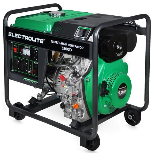 Купить Электрогенератор  дизельный  Electrolite 3500D  9239477. Характеристики, отзывы и цены в Донецке