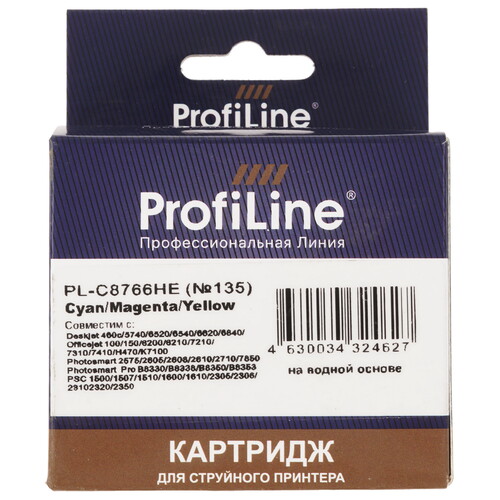Купить Картридж ProfiLine PL-C8766HE (№135) многоцветный  9129086. Характеристики, отзывы и цены в Донецке