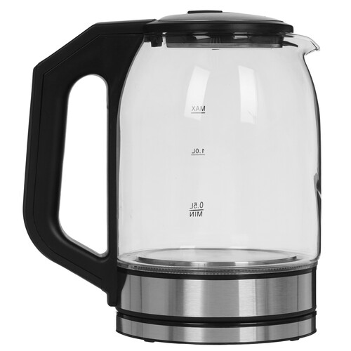 Купить Электрочайник LUMME LU-KT4109B черный  9162156. Характеристики, отзывы и цены в Донецке