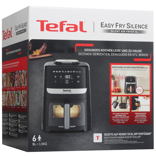 Купить Аэрогриль Tefal EY5568E0 черный  9299974. Характеристики, отзывы и цены в Донецке