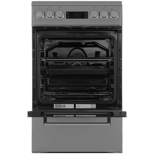 Купить Электрическая плита Indesit ISV5F2HX серебристый  9306998. Характеристики, отзывы и цены в Донецке