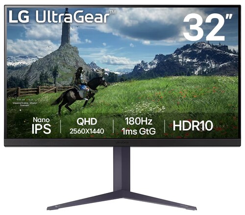 Купить 31.5" Монитор LG UltraGear 32GS85Q-B черный  5463978. Характеристики, отзывы и цены в Донецке