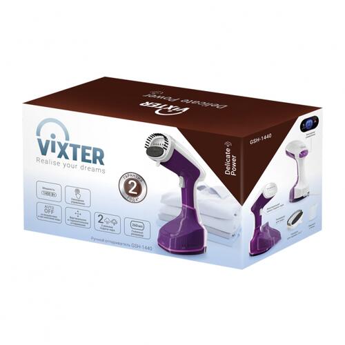 Купить Отпариватель VIXTER GSH-1440 фиолетовый  9071036. Характеристики, отзывы и цены в Донецке