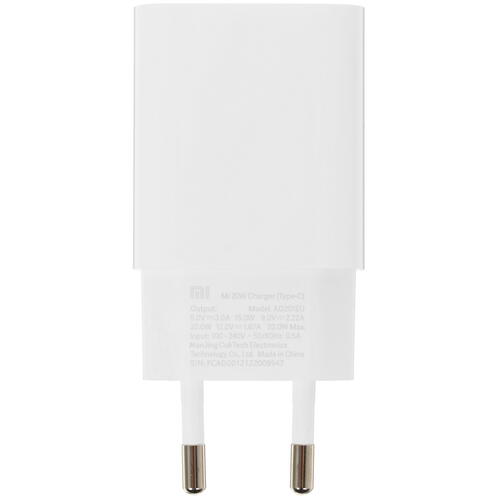 Купить Сетевое зарядное устройство Xiaomi Mi 20W белый  4823061. Характеристики, отзывы и цены в Донецке