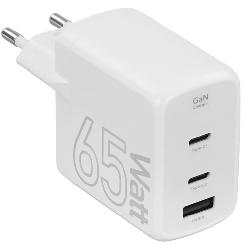 Купить Сетевое зарядное устройство Lyambda LJC-65-2C1A белый  9259164. Характеристики, отзывы и цены в Донецке