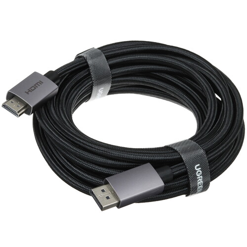 Купить Кабель однонаправленный Ugreen DisplayPort - HDMI, 5 м  9212991. Характеристики, отзывы и цены в Донецке