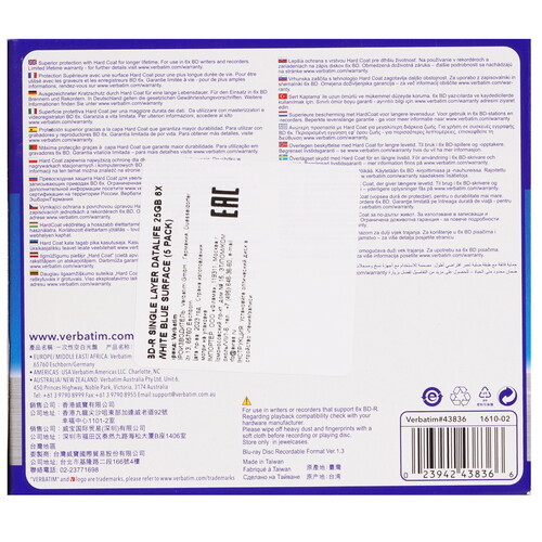 Купить BD-диск Verbatim BD-R  9278238. Характеристики, отзывы и цены в Донецке