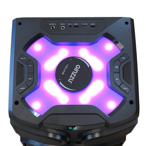 Купить Портативная аудиосистема GINZZU GM-203, черный  9905875. Характеристики, отзывы и цены в Донецке