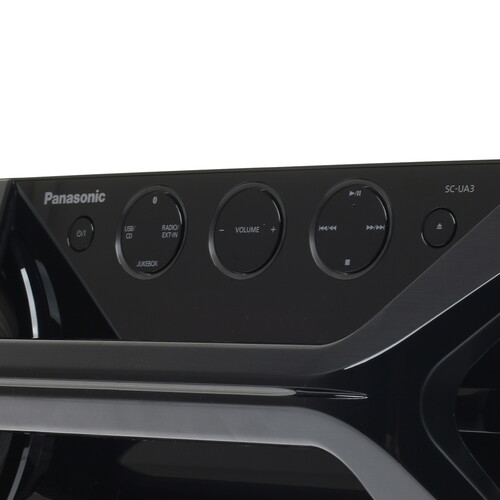 Купить Аудиосистема Panasonic SC-UA3 черный  1334384. Характеристики, отзывы и цены в Донецке
