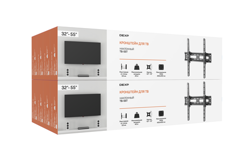 Купить Кронштейн для ТВ DEXP TB-55T черный  5641936. Характеристики, отзывы и цены в Донецке