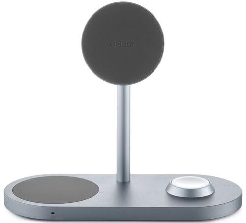 Купить Беспроводное зарядное устройство uBear Stage Pro 3-in-1 Galaxy Watch Edition серый  5466098. Характеристики, отзывы и цены в Донецке