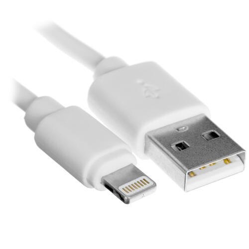 Купить Кабель круглый FinePower Lightning 8-pin - USB 2.0 Type-A белый 1.5 м  1385773. Характеристики, отзывы и цены в Донецке