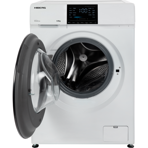 Купить Стиральная машина HIBERG i-DDQ6-814 W белый  9975382. Характеристики, отзывы и цены в Донецке
