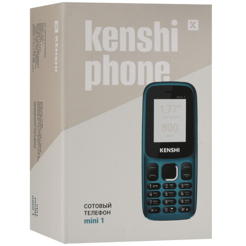 Купить Сотовый телефон KENSHI mini 1 синий + SIM-карта  9253109. Характеристики, отзывы и цены в Донецке
