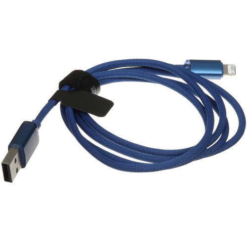 Купить Кабель круглый Baseus Lightning 8-pin - USB 2.0 Type-A синий 1.2 м  9167051. Характеристики, отзывы и цены в Донецке