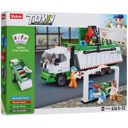 Купить Конструктор Sluban Город Сортировочный мусоровоз  5606714. Характеристики, отзывы и цены в Донецке