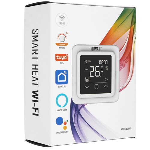 Купить Умный терморегулятор IQWATT SMART HEAT 00411  5495983. Характеристики, отзывы и цены в Донецке