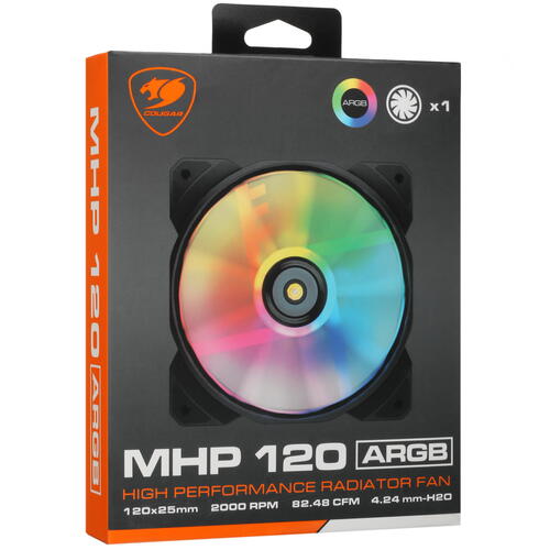 Купить Вентилятор Cougar MHP120 ARGB  5080595. Характеристики, отзывы и цены в Донецке