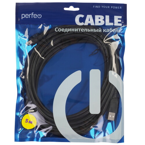 Купить Кабель Perfeo USB 2.0 Type-A - mini USB  9173142. Характеристики, отзывы и цены в Донецке