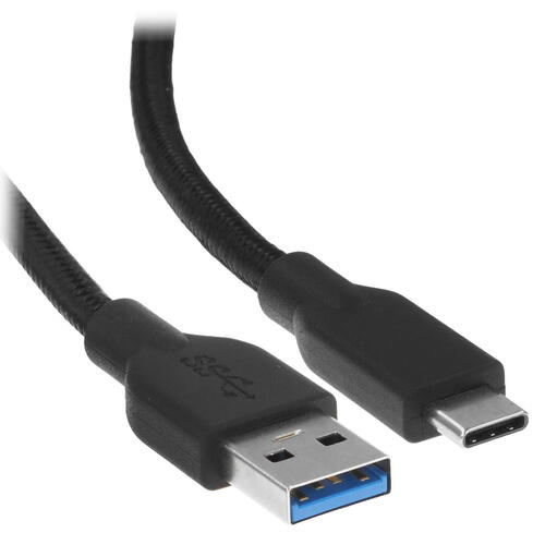 Купить Кабель круглый Genius USB Type-C - USB 3.0 Type-A черный 1 м  5454724. Характеристики, отзывы и цены в Донецке