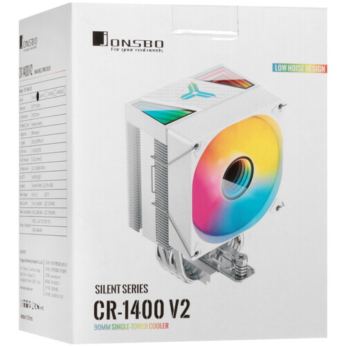 Купить Кулер для процессора JONSBO CR-1400 V2 Color  5615749. Характеристики, отзывы и цены в Донецке