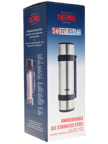 Купить Термос THERMOS Rocket Bottle NCB-12B серебристый  1213969. Характеристики, отзывы и цены в Донецке