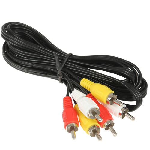 Купить Кабель   Aceline RCA x3 - RCA x3 черный  1380020. Характеристики, отзывы и цены в Донецке
