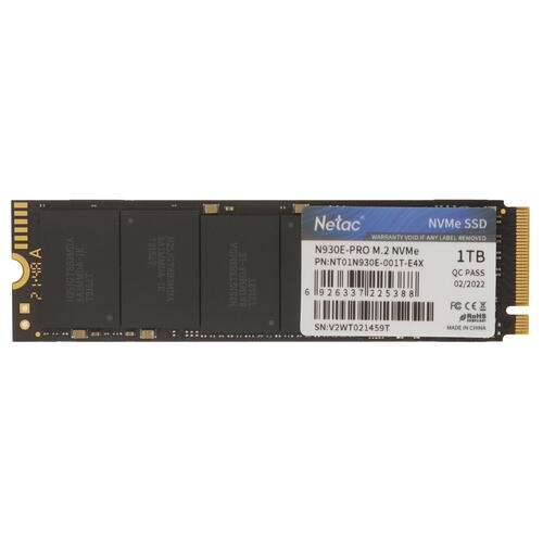 Купить 1000 ГБ M.2 NVMe накопитель Netac N930E Pro [NT01N930E-001T-E4X]  5355617. Характеристики, отзывы и цены в Донецке