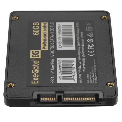 Купить 60 ГБ 2.5" SATA накопитель ExeGate NextPro UV500TS60 [EX278215RUS]  5355204. Характеристики, отзывы и цены в Донецке