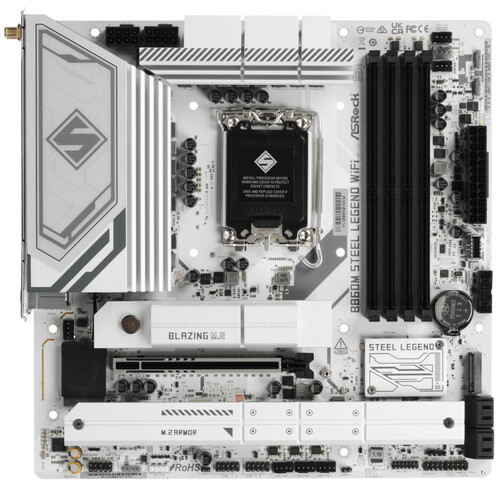 Купить Материнская плата ASRock B860M STEEL LEGEND WIFI  5622740. Характеристики, отзывы и цены в Донецке